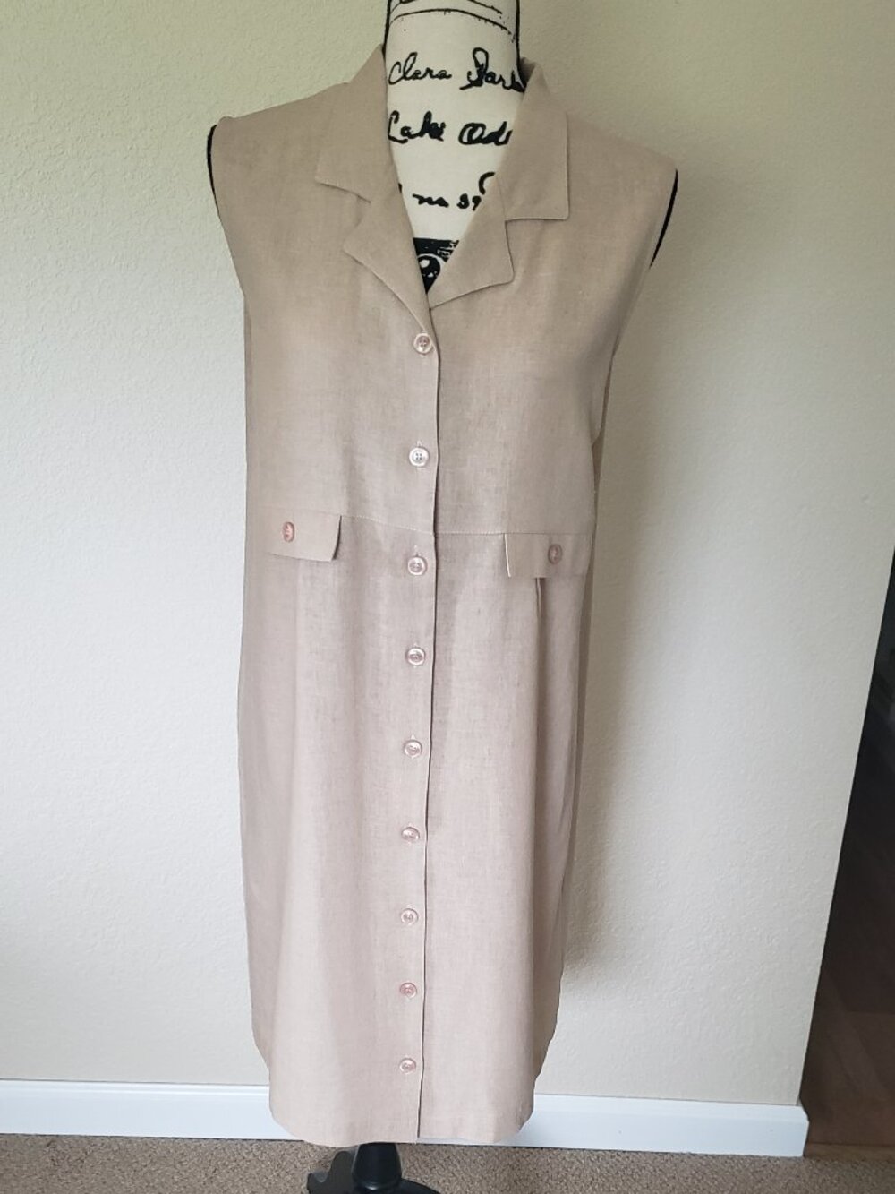COLDWATER CREEK LINEN DRESS